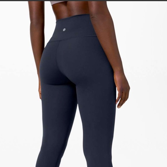Lululemon Wunder Under High-Rise Tight 25" *Full-On Luxtreme True Navy Leggings - Picture 2 of 9